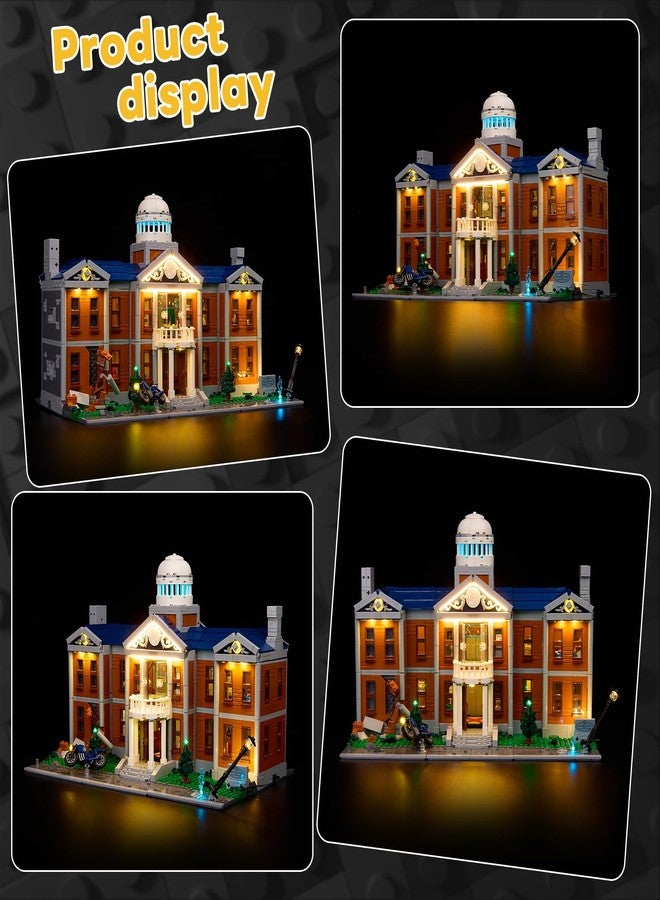 Kyglaring طقم إضاءة LED من Kyglaring متوافق مع مجموعة Lego 76294، ملحقات إضاءة متوافقة مع Marvel X-Men The X-Mansion، أضواء فقط، إصدار كلاسيكي. - Image 4